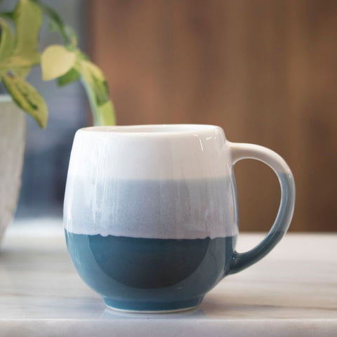 Teal Ombre Coffee Mug | Stoneware (440ml)