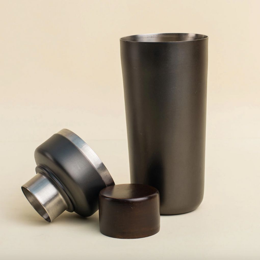 Charcoal Black Cocktail Shaker
