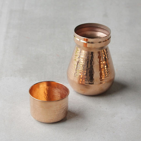 NEW IN - Mini Copper Carafe & Copper Glass Set