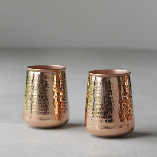 Copper Water Glass | Set Of 2