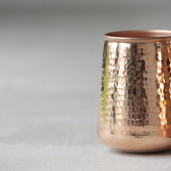 Copper Water Glass | Set Of 2