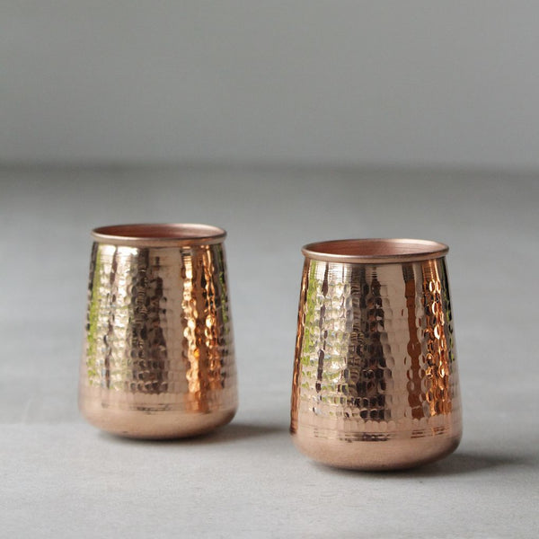 Copper Water Glass | Set Of 2