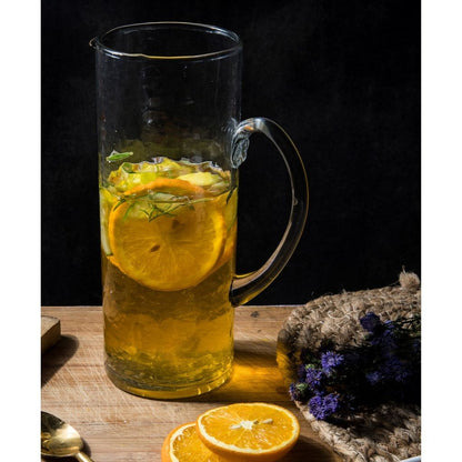 Hammered Glass Pitcher