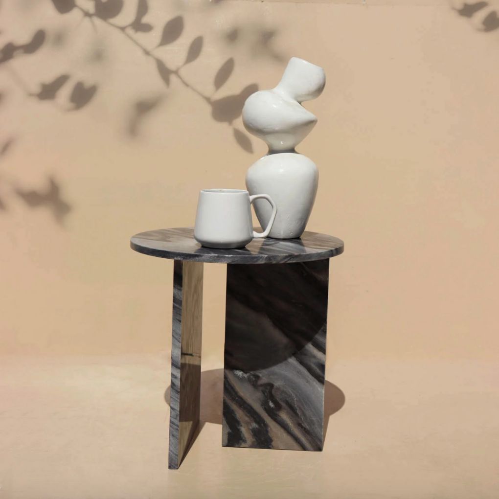Neptune Black Marble Table