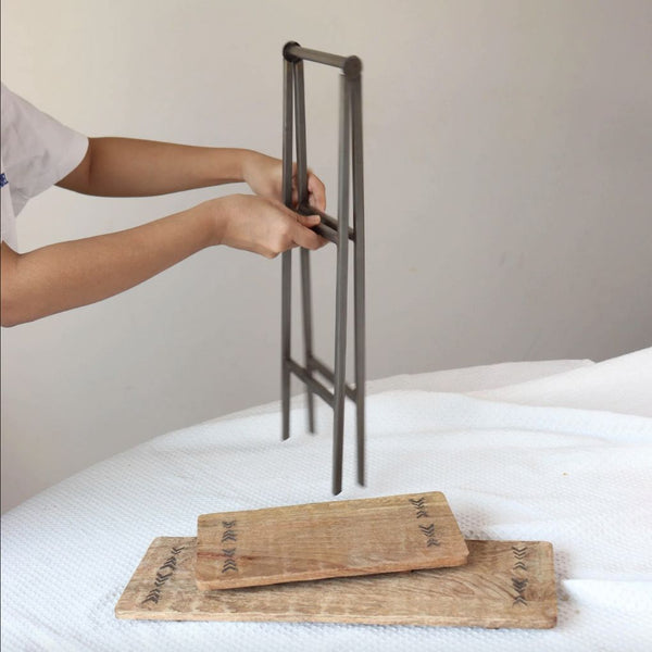 Mango Wood Two Tier Platter