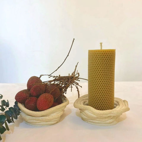 Lumos 100% Pure Beeswax Pillar Candle | Box of 2 Pillars