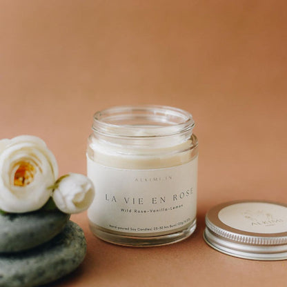 La Vie En Rose | Scented Soy Wax Candle