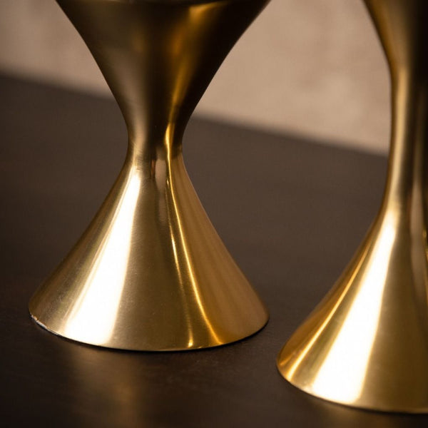 Sierra Metal Candle Holder - Set Of 2