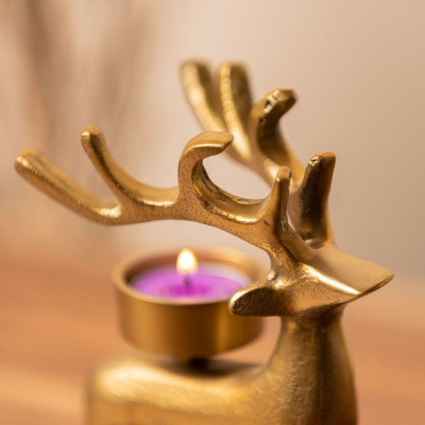 Stag Tea Light Holder