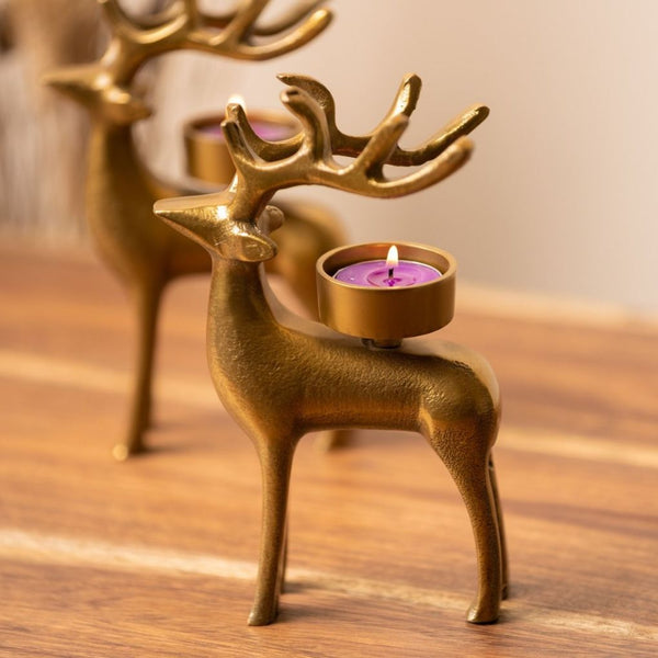 Stag Tea Light Holder