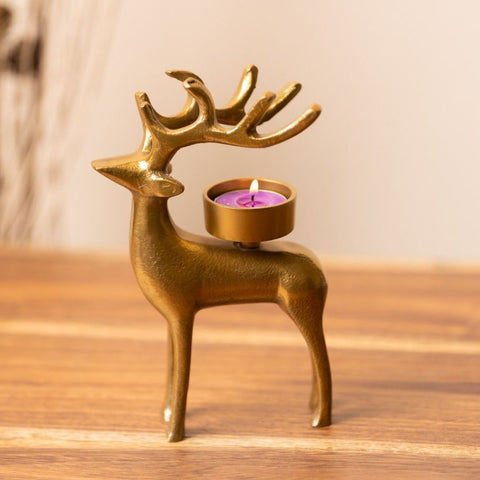 Stag Tea Light Holder