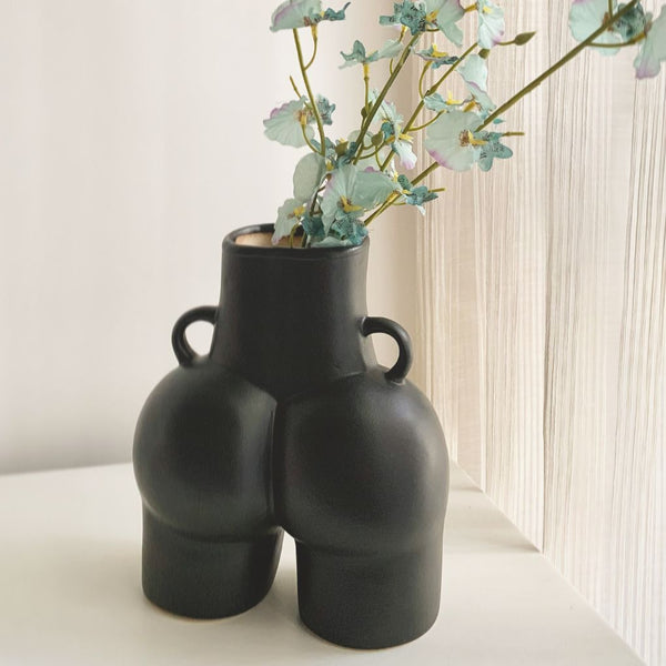 Donna Flower Vase | Black