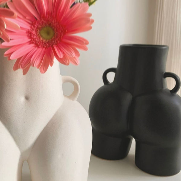 Donna Flower Vase | Black