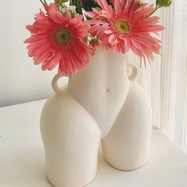 Donna Flower Vase | White