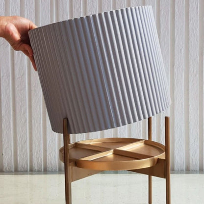 Extra Large Fluted Planter With Stand | Colours Available
