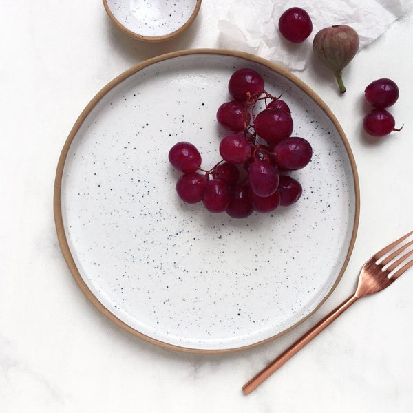 Rimmed Dinner Plate (Multiple Colours Available)
