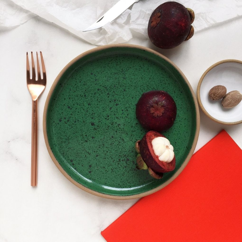 Rimmed Side Plate (Multiple Colours Available)