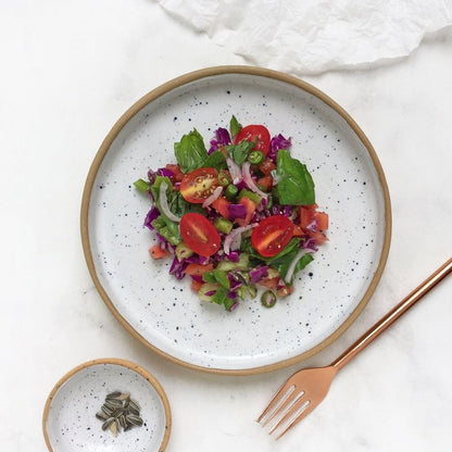 Rimmed Side Plate (Multiple Colours Available)