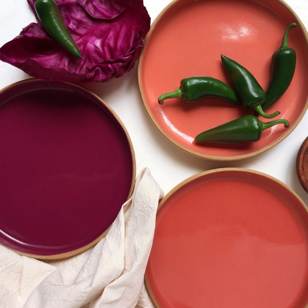 Rimmed Side Plate (Multiple Colours Available)