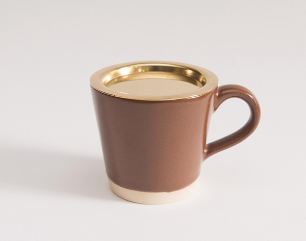 Basik Tea Cups (Brown) - Set Of 2