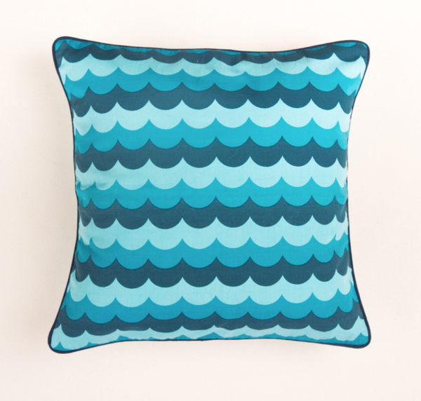 Habitat Sea Waves Cushion Covers - Set Of 2