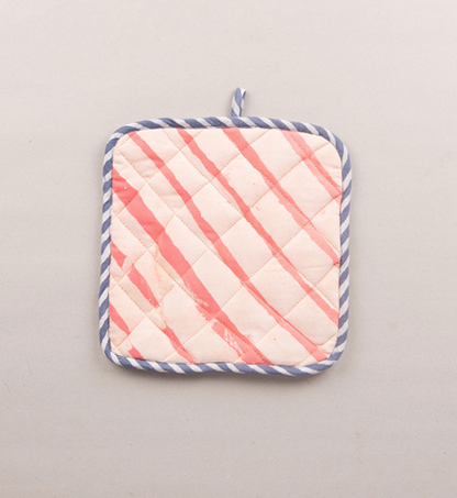 Basik Pop Pot Holder - Coral (Set Of 2)