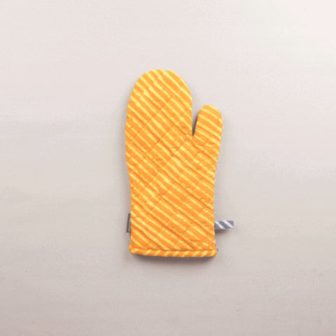 Basik Pop Mitten - Rust/Blue (Dual Coloured)