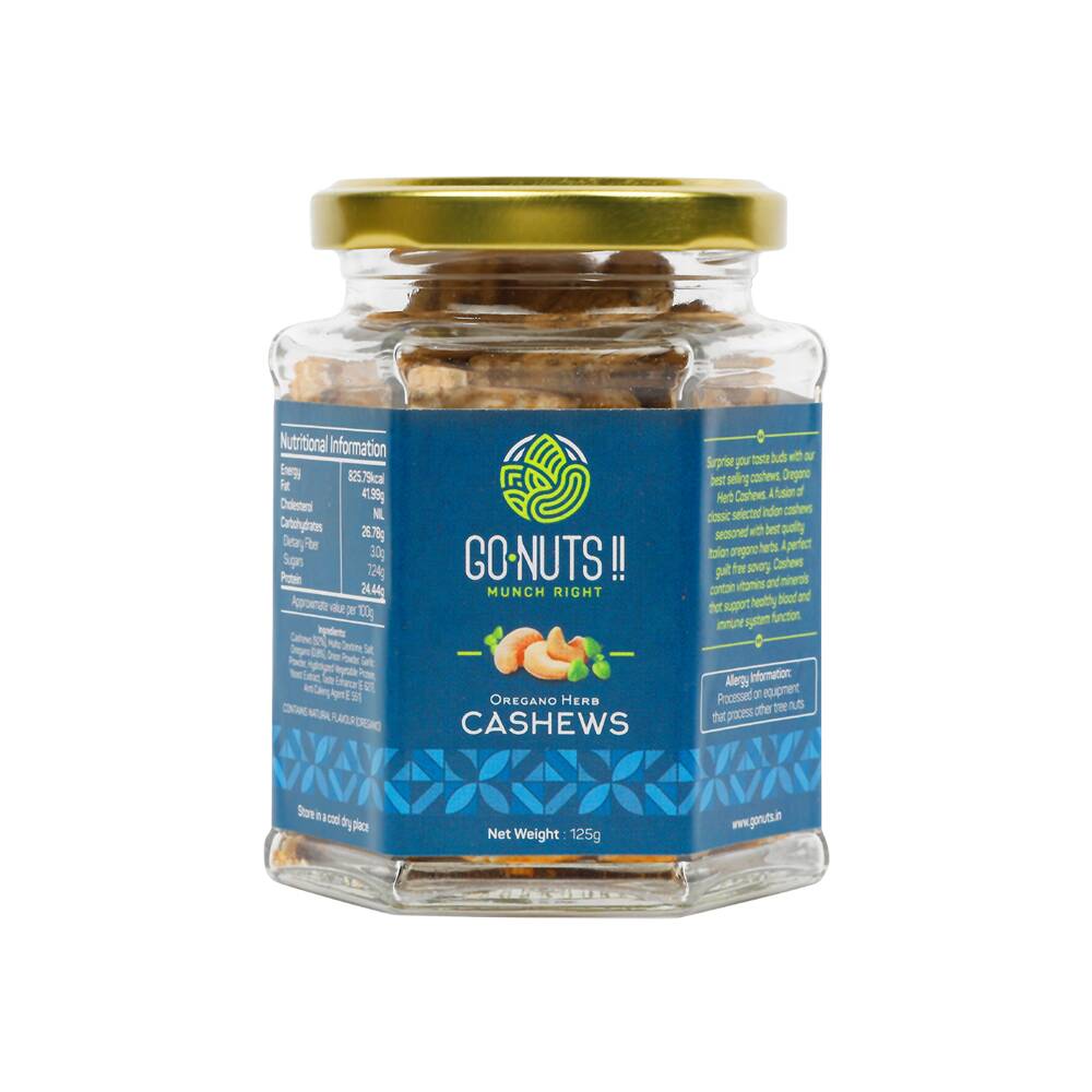 Go Nuts Oregano Cashews (125 g)