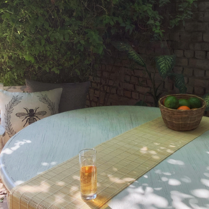 Woodland Bamboo Table Runner (Cream)