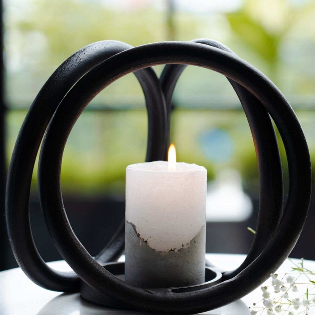 Faceted Candle Holder - Large