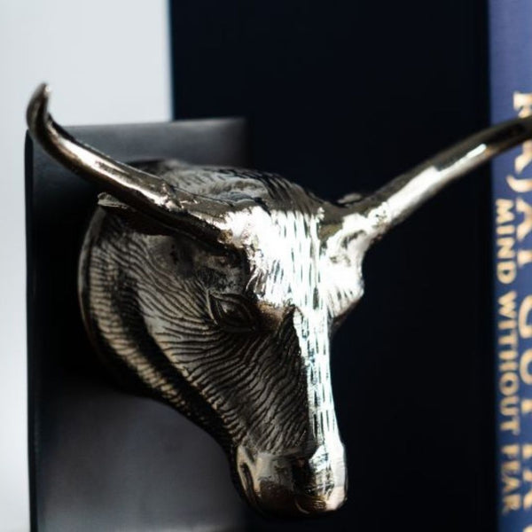 Bull Metal Bookend