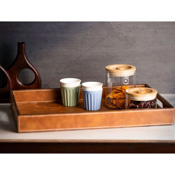 Faux Leather Tray - Large